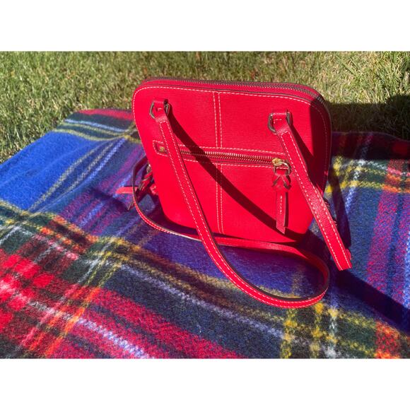 Dooney & Bourke Red Trixie Dome Crossbody Bag - Picture 6 of 8